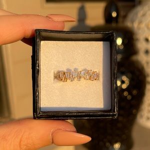 14k Gold and CZ Ring
